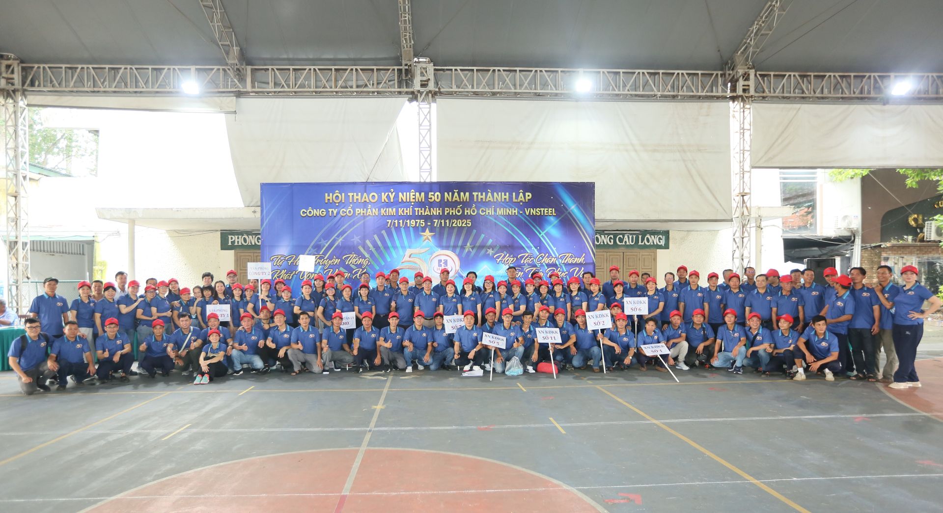 Hội thao chào mừng kỷ niệm 50 năm thành lập  Công ty Cổ phần Kim khí TP. Hồ Chí Minh – VNSTEEL