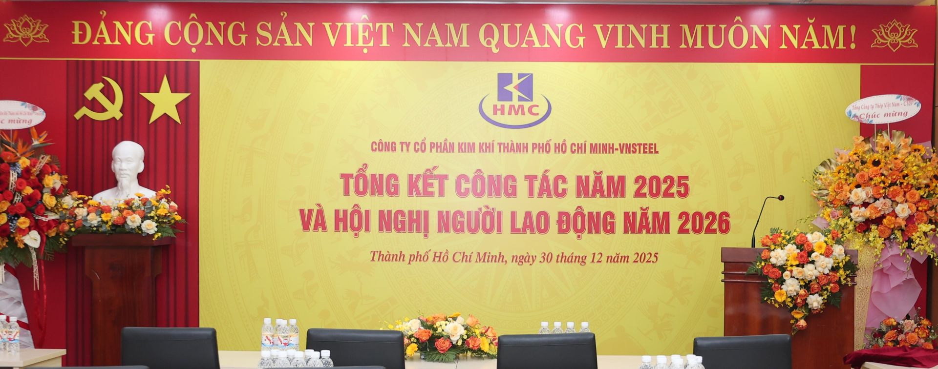 Công ty Cổ phần Kim Khí Thành phố Hồ Chí Minh - VNSTEEL tổ chức tổng kết công tác năm 2025